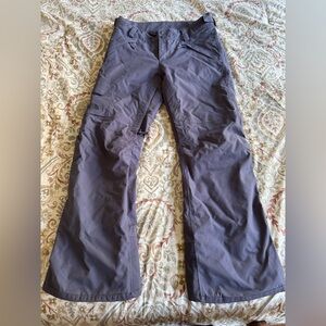 Purple north face snow pants